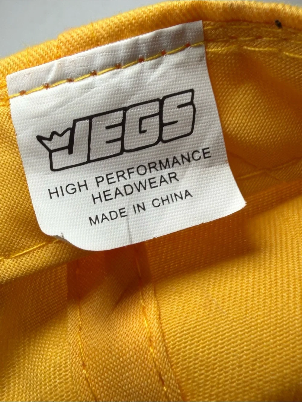 Jegs High Performance Autographed Signed Adjustable Hat